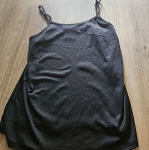 Black Spaghetti Strap Tank Top